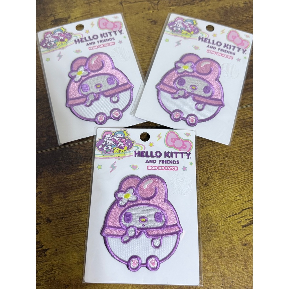 Loungefly Sanrio MyMelody Iron On Patch Purple Pink Hello Kitty Friends SANP0087